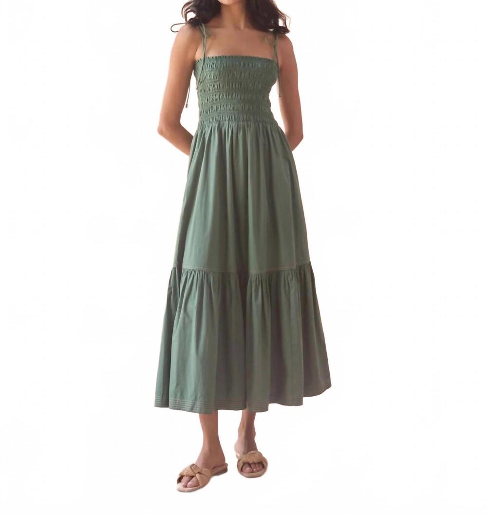 NEW OMIKA adley maxi dress in palm